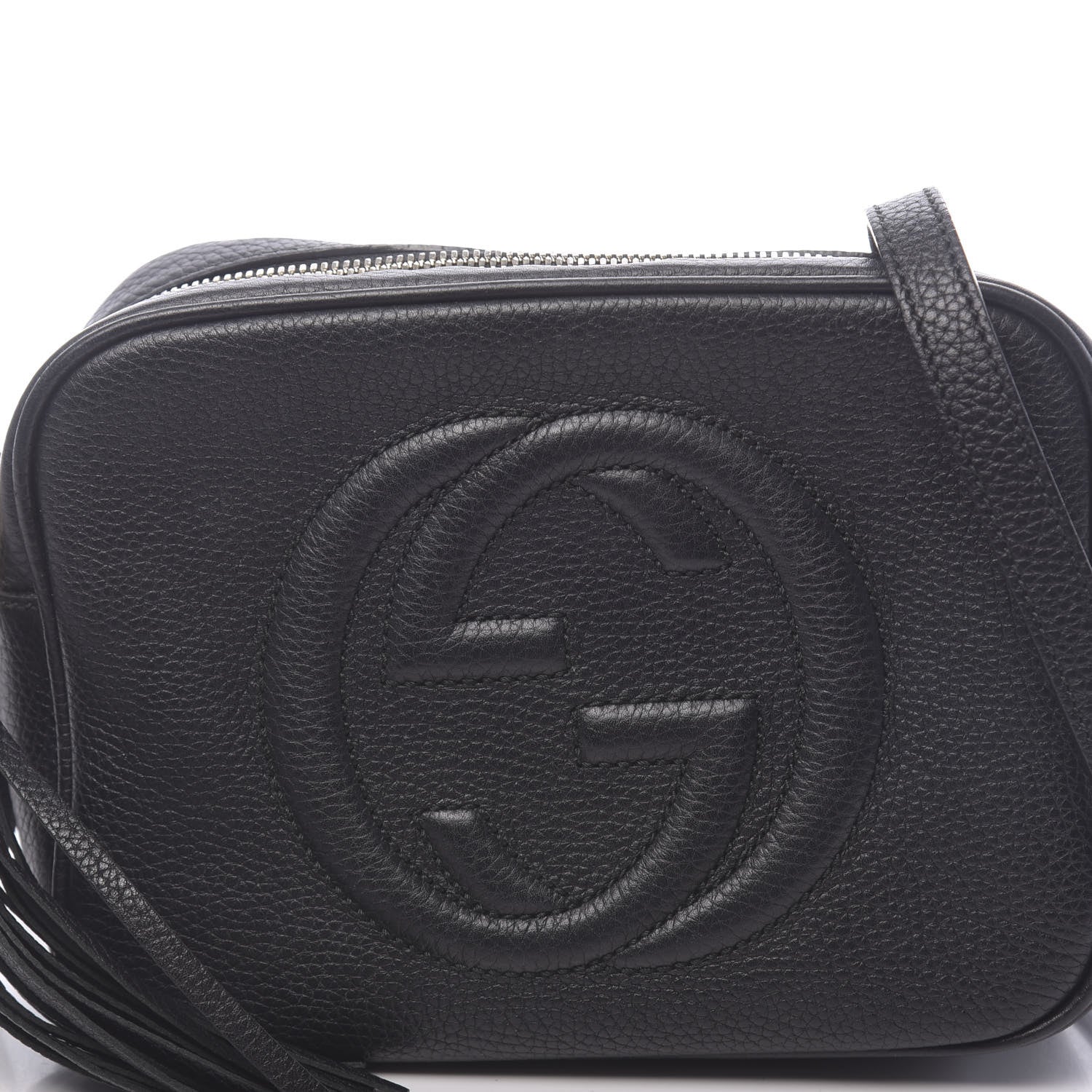 Gucci Pebbled Calfskin Small Soho Disco Bag Black 11 of 11