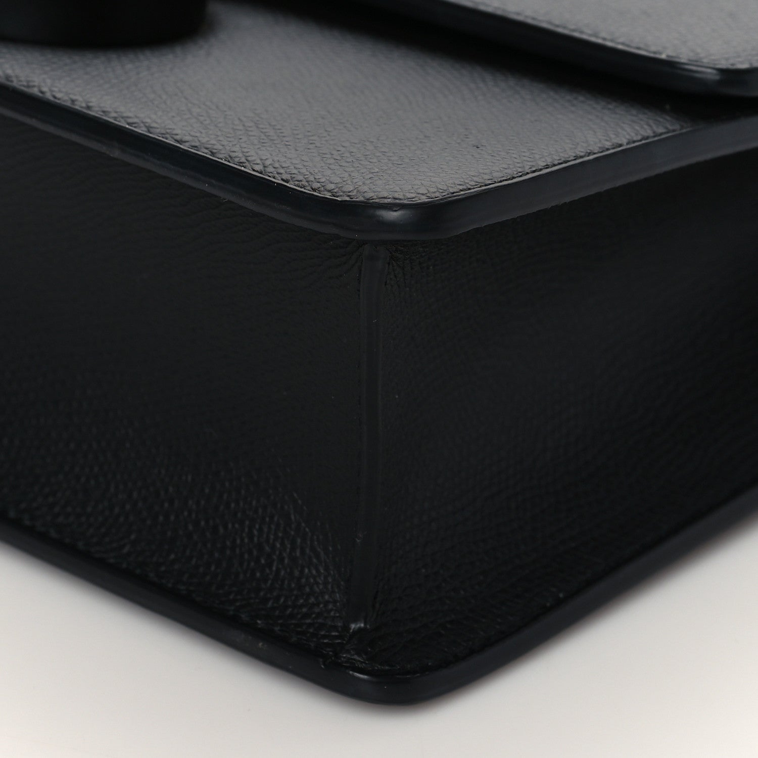 Christian Dior Ultra Matte Grained Calfskin 30 Montaigne Flap Bag Black 9 of 9