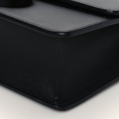 Christian Dior Ultra Matte Grained Calfskin 30 Montaigne Flap Bag Black 9 of 9