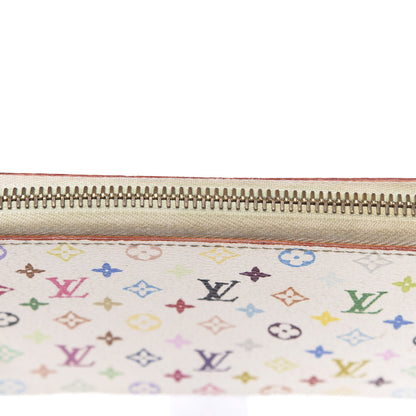 Louis Vuitton Monogram Multicolor Zippy Wallet White Litchi 8 of 14