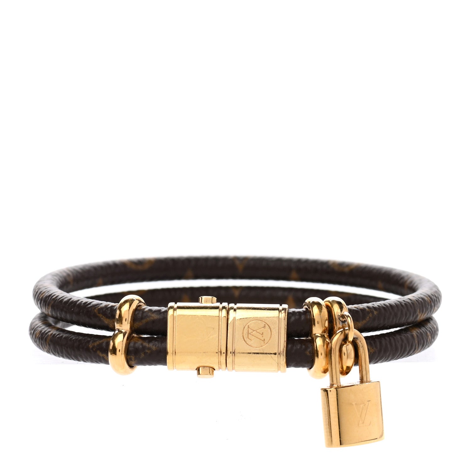 Louis Vuitton Monogram Keep It Twice Bracelet 17 1 of 5