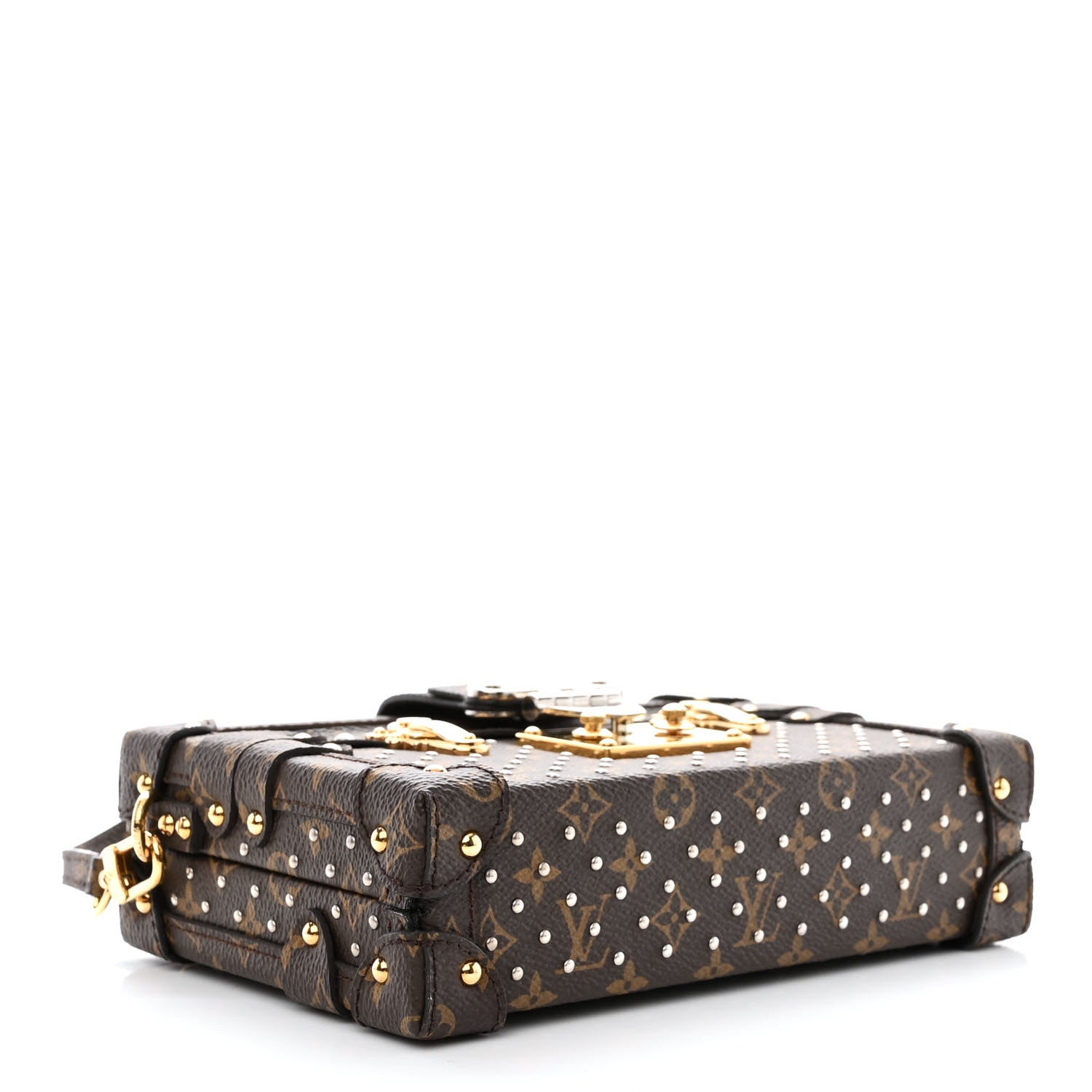 Louis Vuitton Monogram Studded Petite Malle 4 of 10