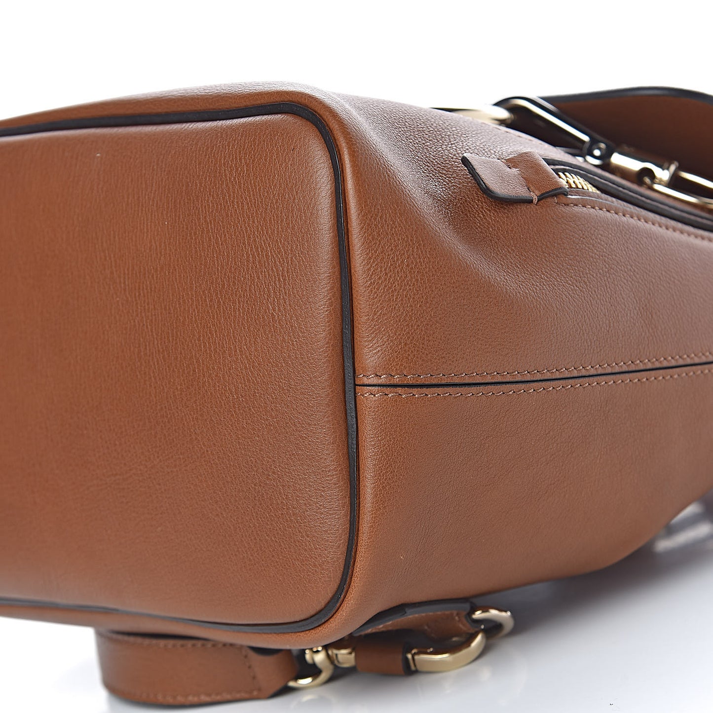 Suede Calfskin Small Faye Backpack Tan