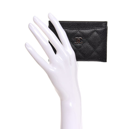 Chanel Caviar Quilted Card Holder Black 2 of 9