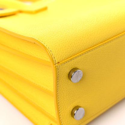 Saint Laurent Grained Calfskin Nano Sac De Jour Jaune 5 of 14