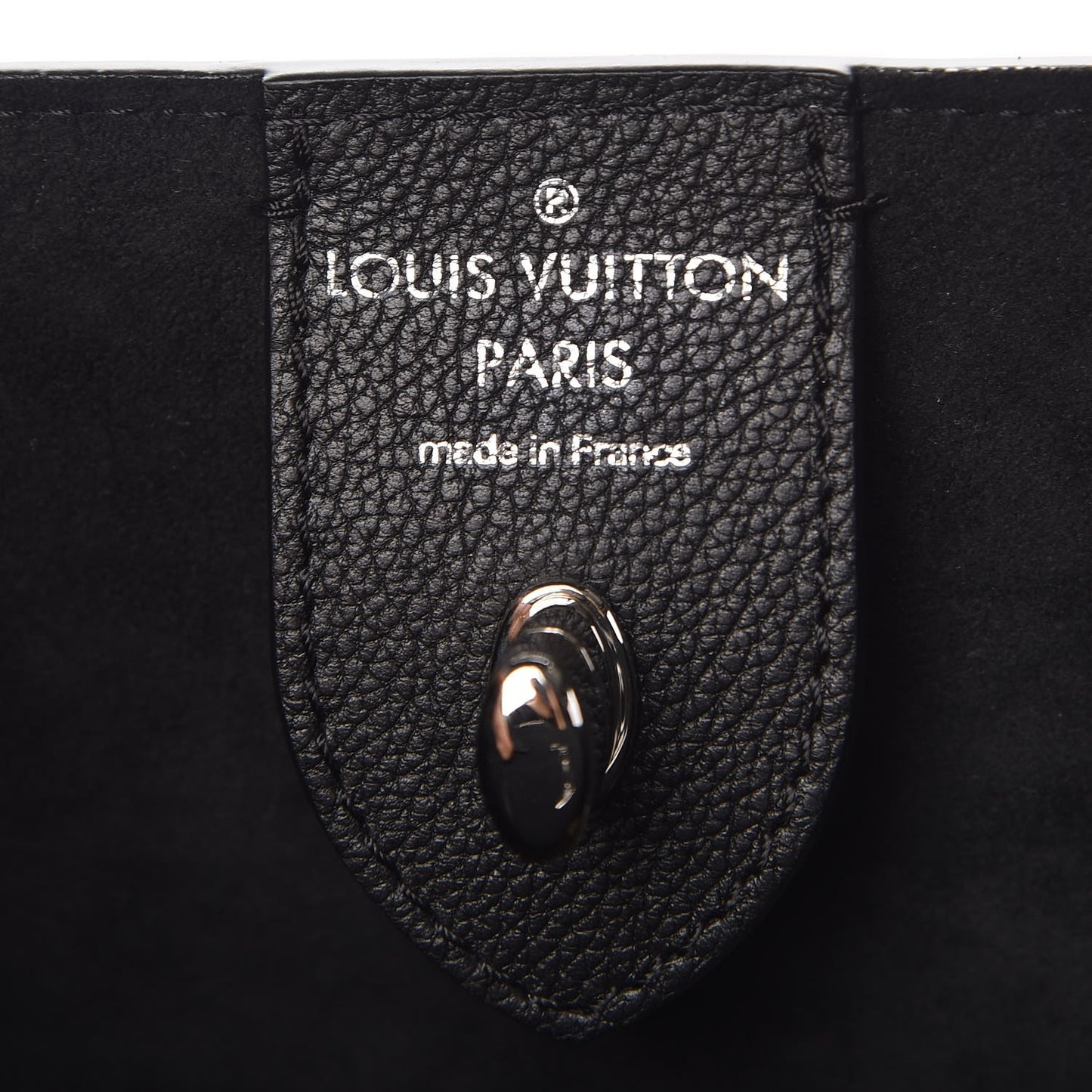 Calfskin Lockme Cabas Black