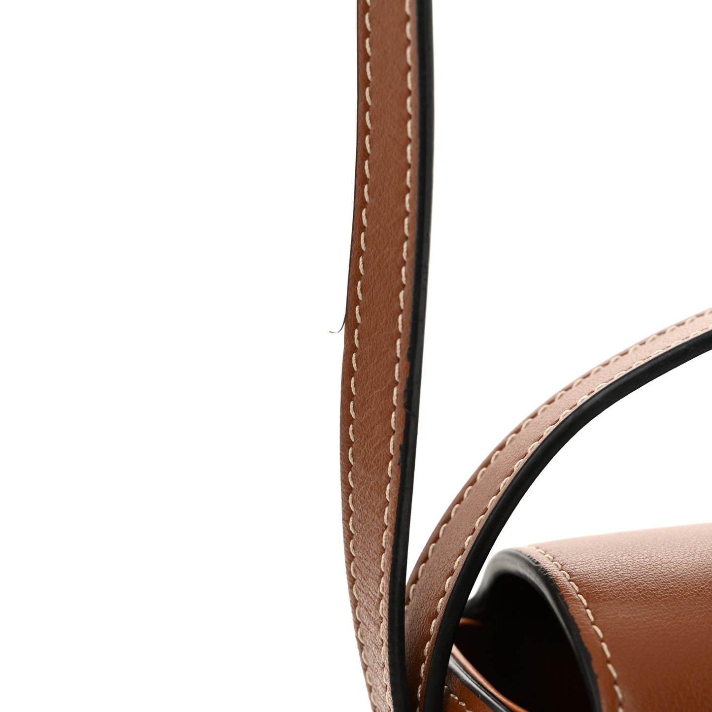 Smooth Calfskin Tabou Clutch On Strap Tan