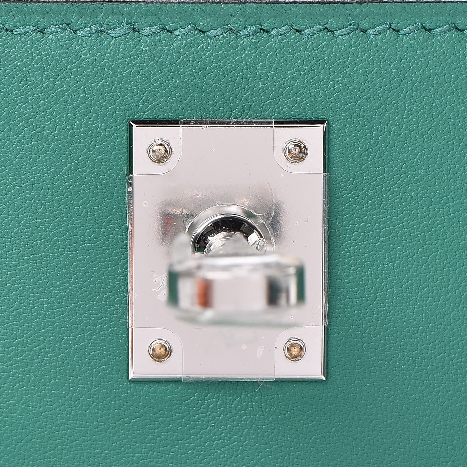 Hermes Swift Kelly Pochette Clutch Vert Vertigo 8 of 29