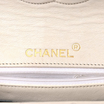 Chanel Lambskin Quilted Mini Square Flap White 5 of 17