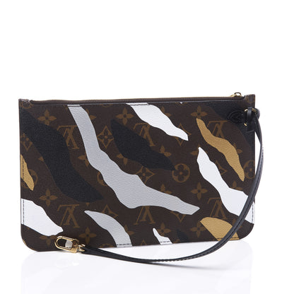 Louis Vuitton X LOL Monogram Neverfull MM GM Pochette Gold Silver 2 of 10