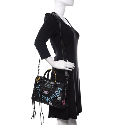 Balenciaga Agneau Graffiti All Over Classic Hardware S City Black Multicolor 2 of 10