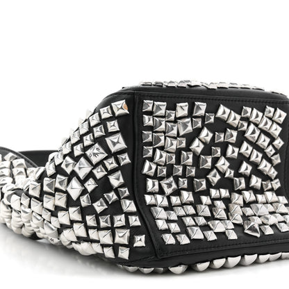 Alexander Wang Sheepskin Studded Small Spike Hobo Black 8 of 9