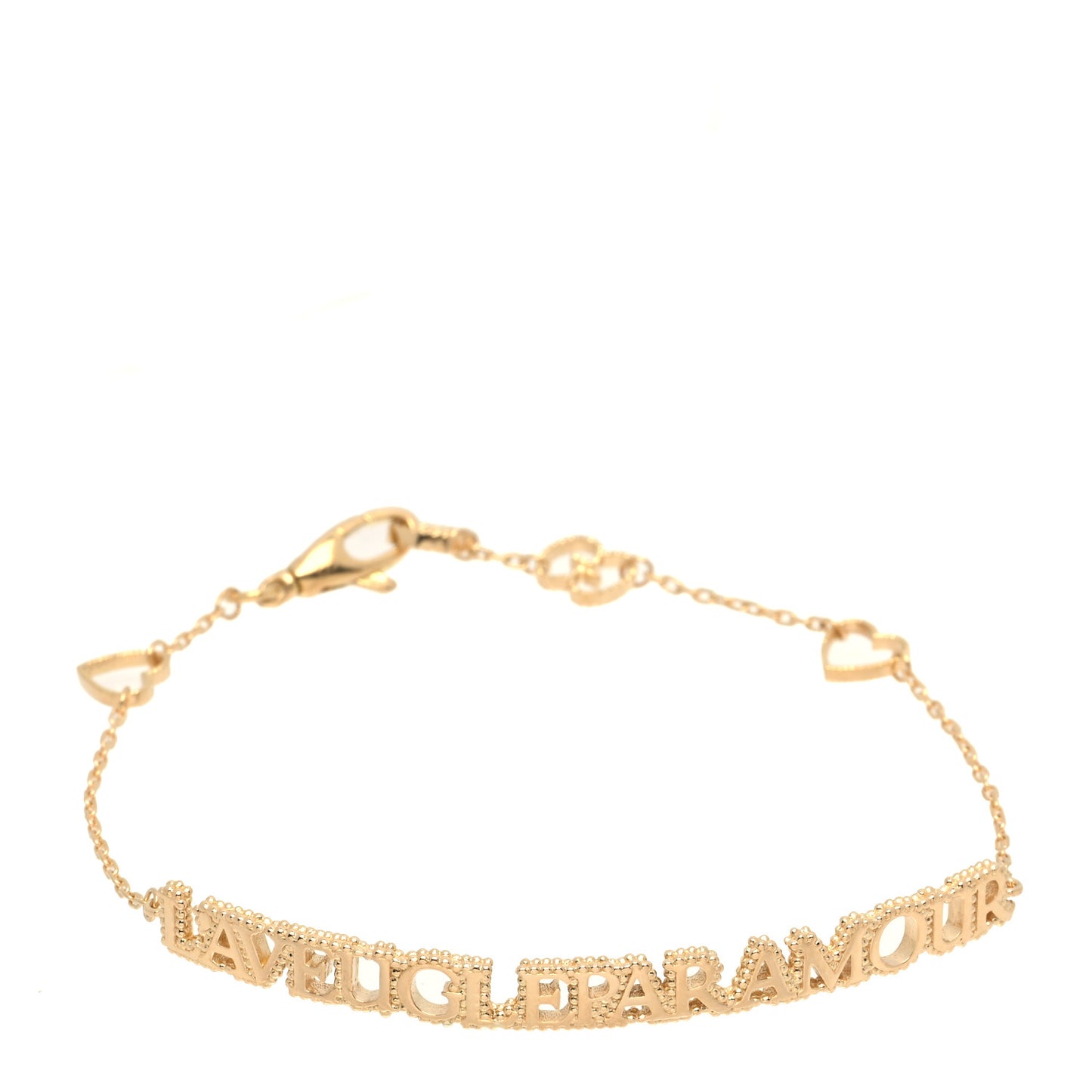 18K Yellow Gold L'Aveugle Par Amour Bracelet