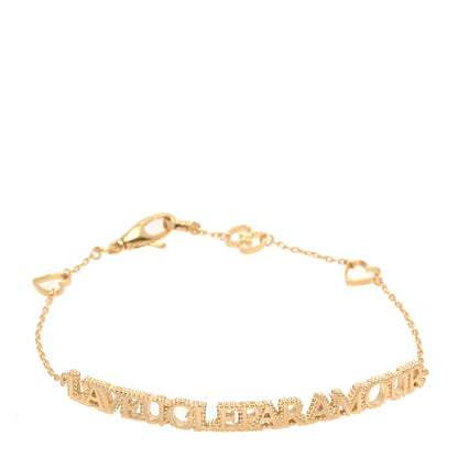 Gucci 18K Yellow Gold L'Aveugle Par Amour Bracelet 1 of 6