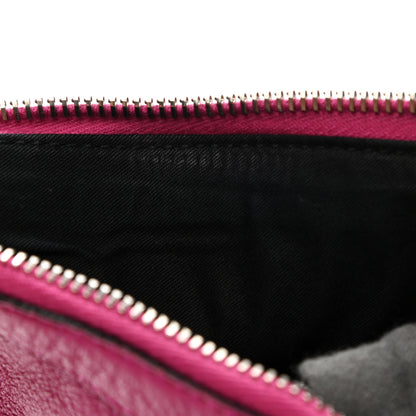 Alexander McQueen Calfskin De Manta Clutch Pink 13 of 14