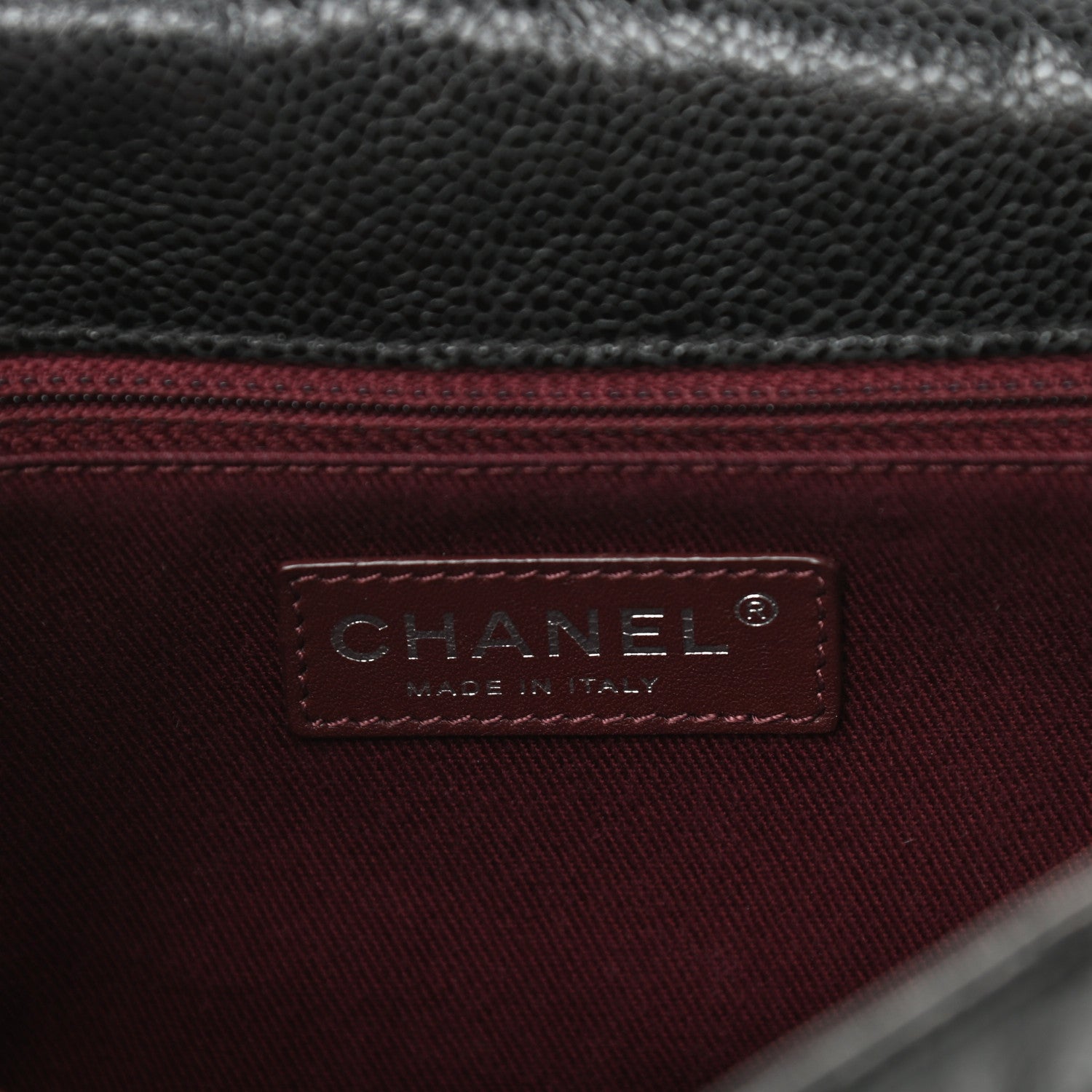 Chanel Crumpled Grained Calfskin Medium CC Crave Flap Black 9 of 12