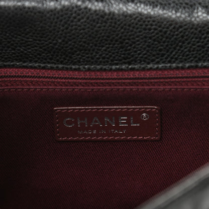 Chanel Crumpled Grained Calfskin Medium CC Crave Flap Black 9 of 12