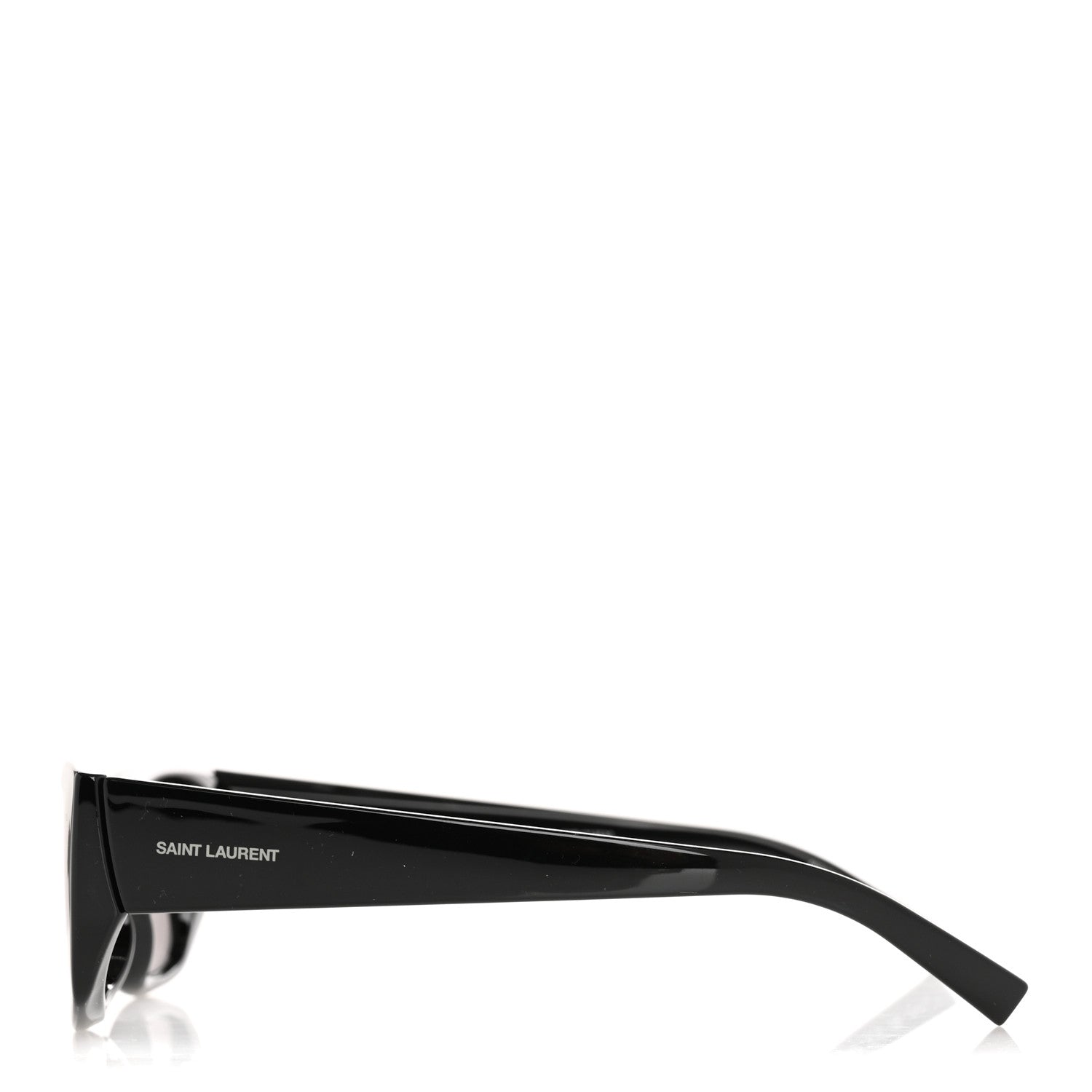 Saint Laurent Acetate Ultra Cat Eye Sunglasses SL 593 Black 2 of 8