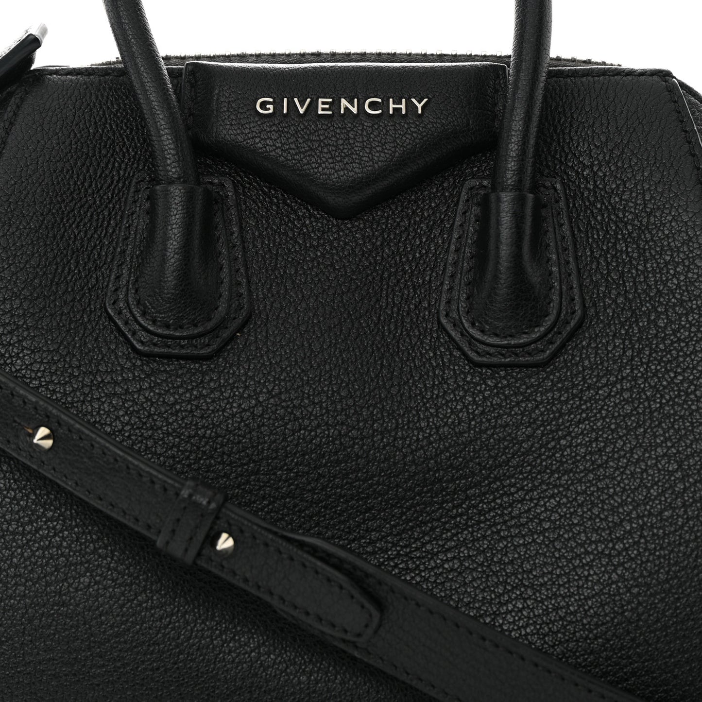 Sugar Goatskin Mini Antigona Black