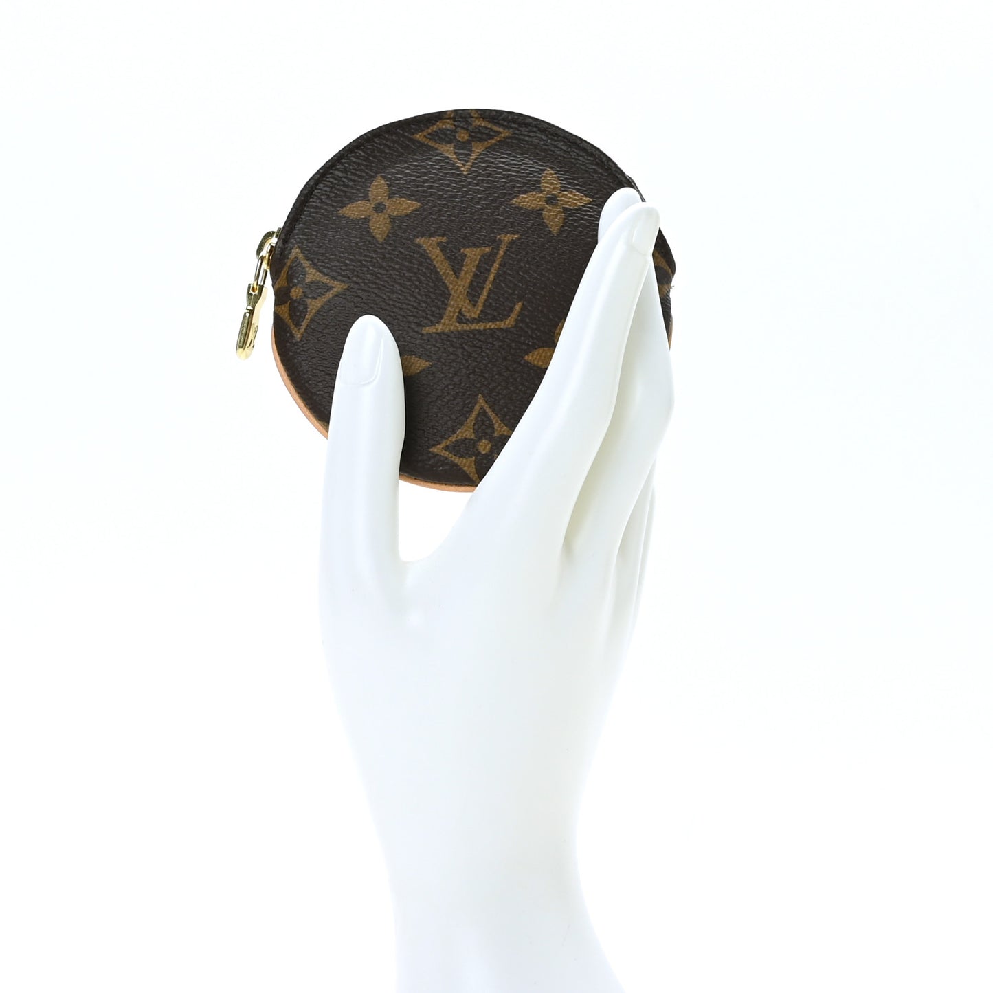 Monogram Round Coin Purse