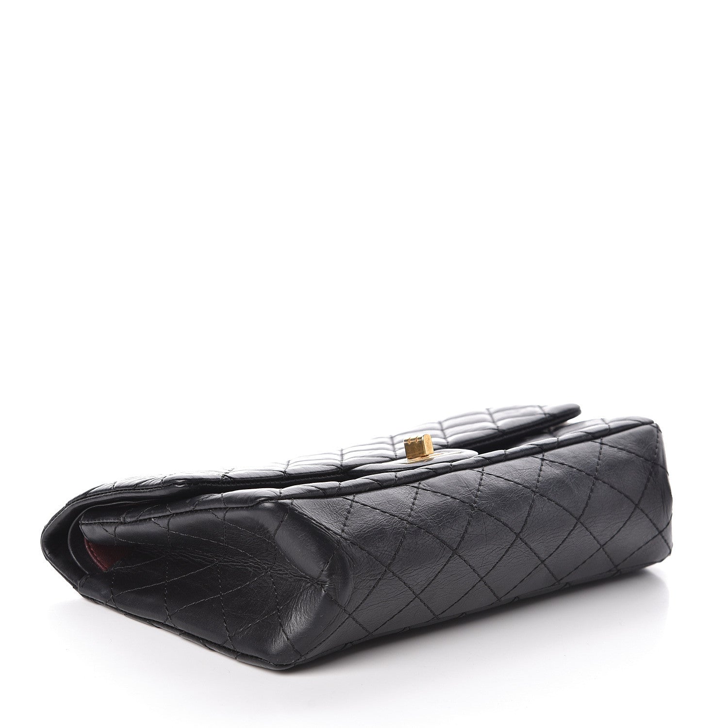 Chanel Aged Calfskin Quilted 2.55 Reissue 225 Flap Black 4 of 10