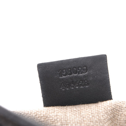 Gucci Canvas Velvet Tiger Print Jackie O Bouvier Bag 7 of 7