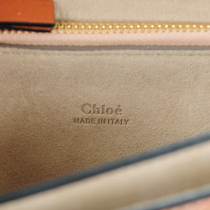 Chloe Calfskin Patchwork Medium Faye Shoulder Bag Caramel 6 of 8