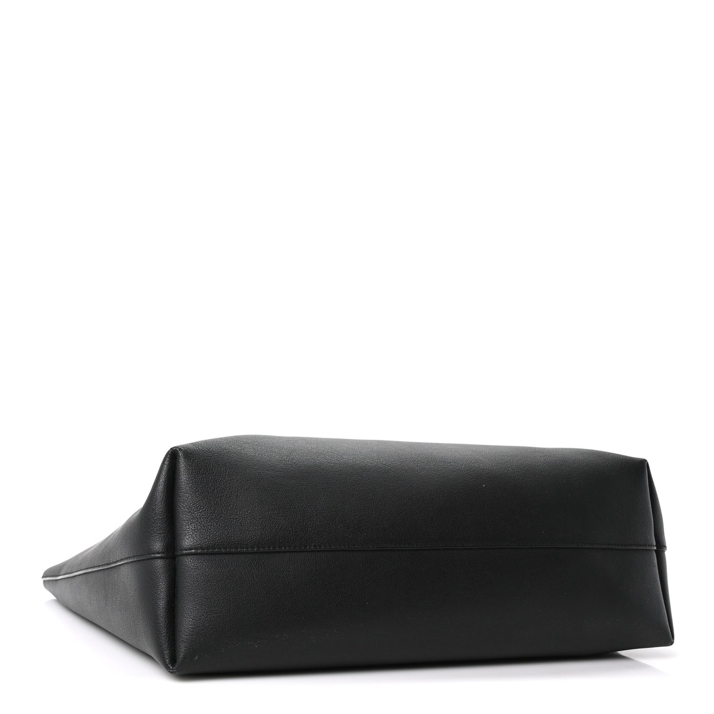 Calfskin Large Shopping Tote Black