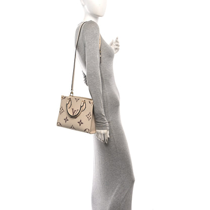 Louis Vuitton Empreinte Monogram Giant Onthego PM Creme Bois De Rose 2 of 13