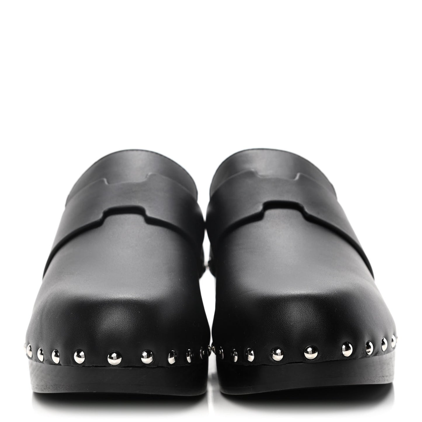 Calfskin Calya Mules 39 Black
