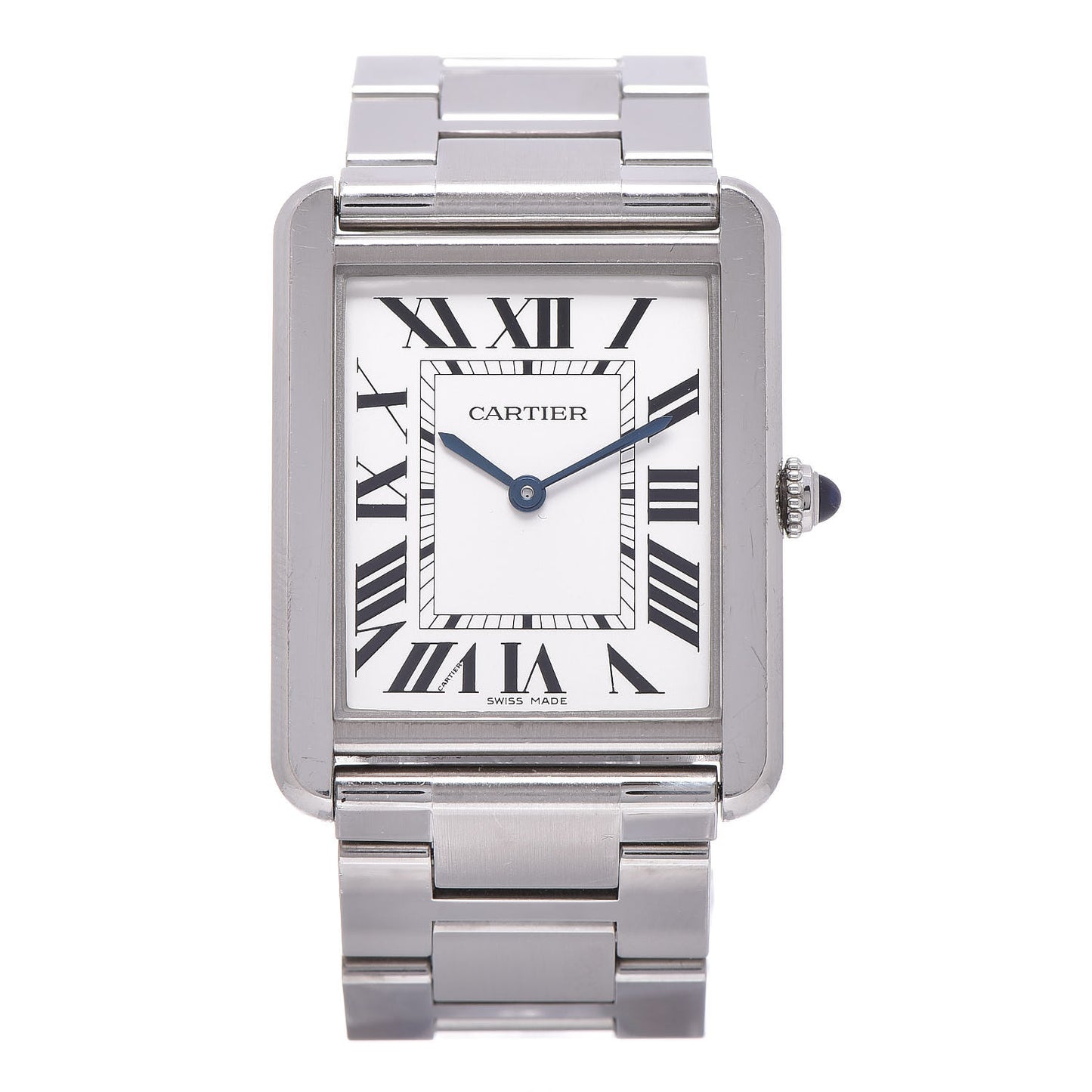 Stainless Steel 27mm Tank Solo Quartz Watch