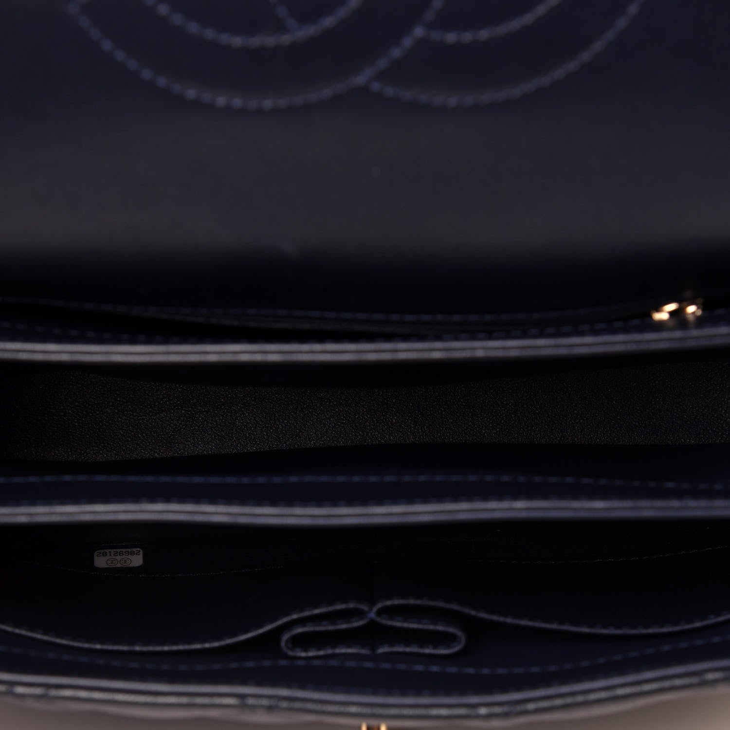 Chanel Lambskin Quilted Small Trendy CC Flap Dual Handle Bag Navy 4 of 11