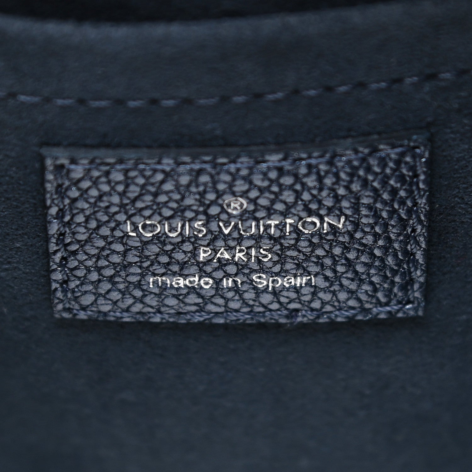 Louis Vuitton Metallic Empreinte Monogram Giant Speedy Bandouliere 20 Navy Nacre 6 of 12