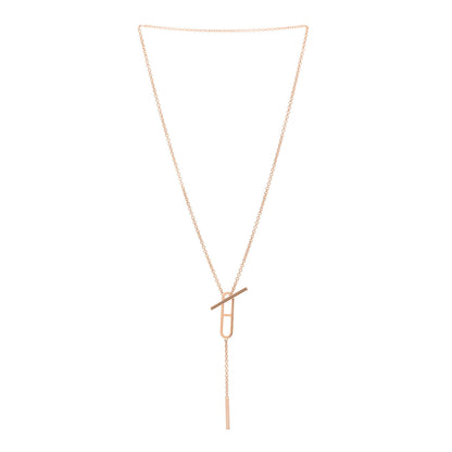 Hermes 18K Rose Gold PM Ever Chaine D'Ancre Necklace 2 of 3