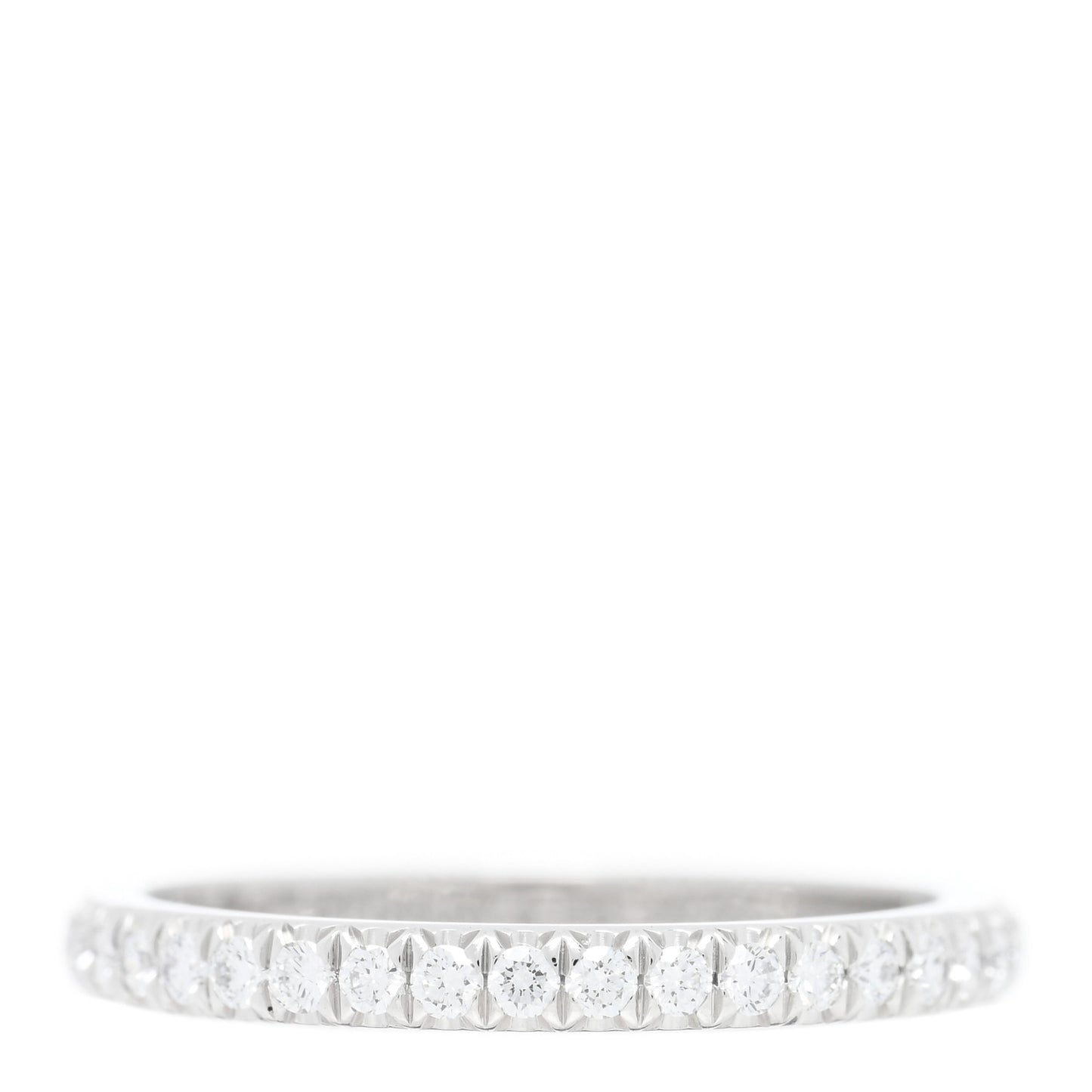 Platinum Diamond .33ctw Soleste Eternity Band Ring 48 4.5