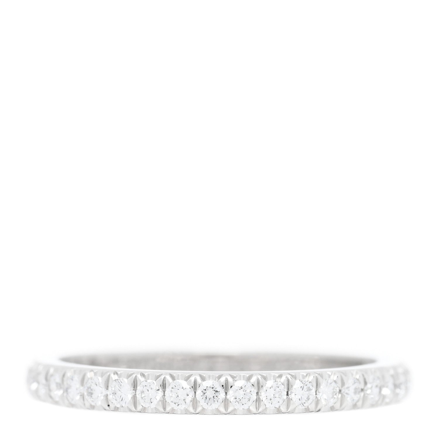 Tiffany Platinum Diamond .33ctw Soleste Eternity Band Ring 48 4.5 1 of 4