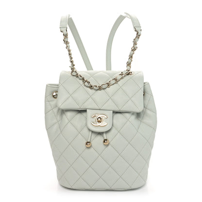 Chanel Caviar Quilted Mini Urban Spirit Backpack Light Blue 1 of 10