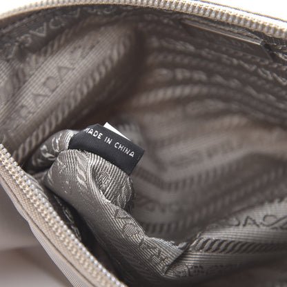 Prada Tessuto Nylon Maniglia Pouch Argilla 7 of 8