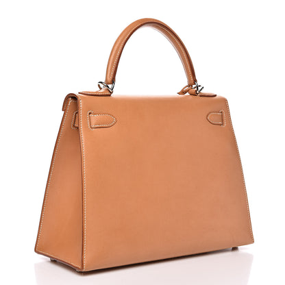 Hermes Vache Natural Kelly Sellier 28 3 of 35