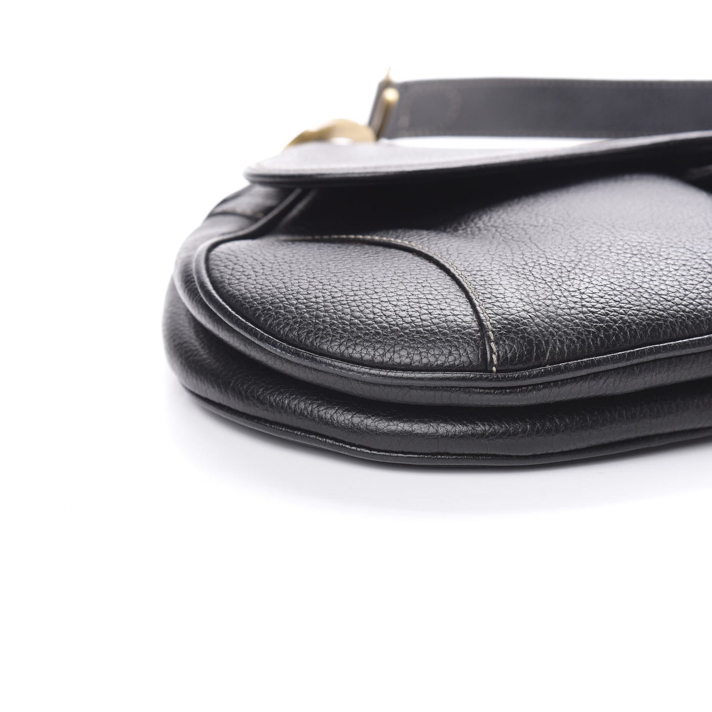 Calfskin Saddle Bag Black