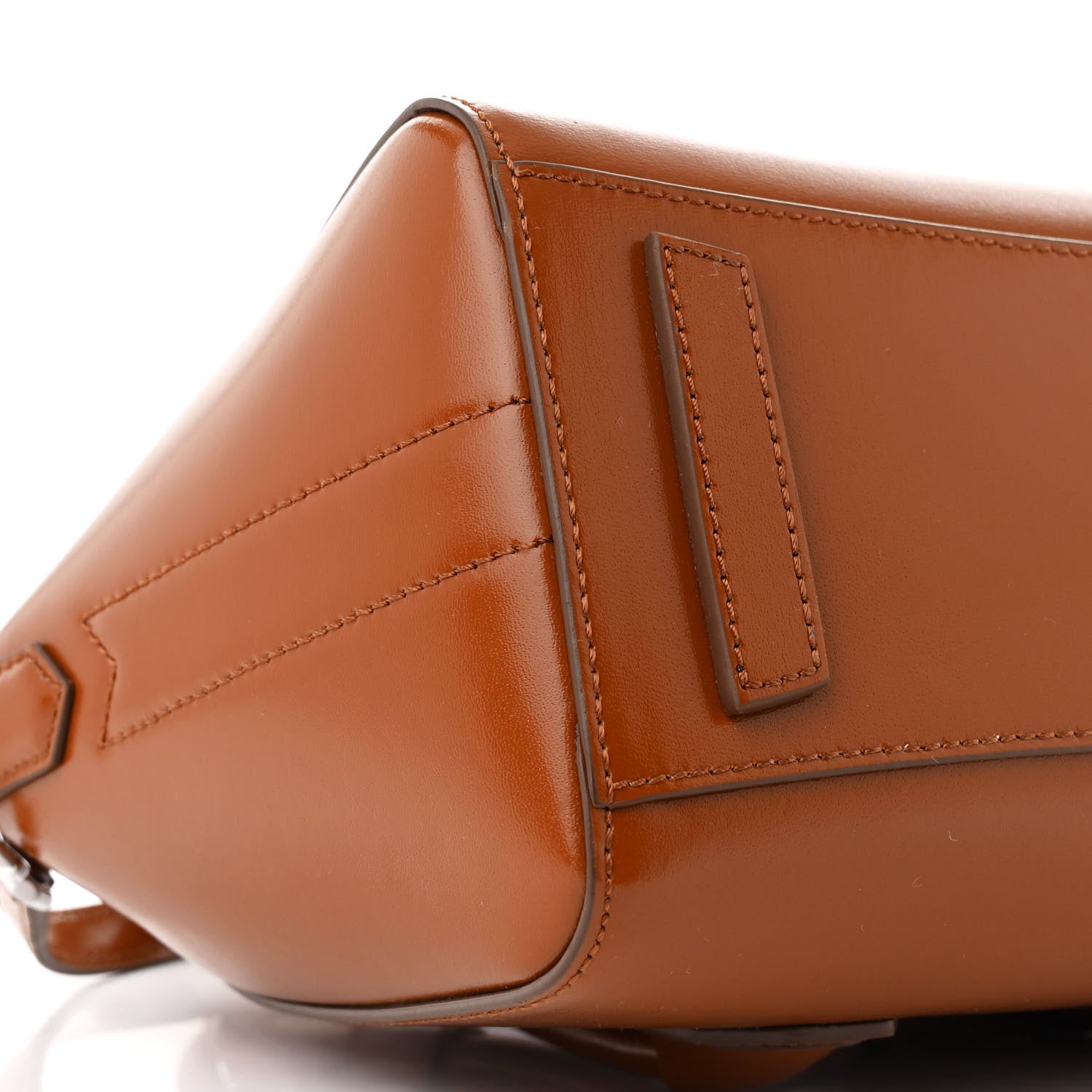 Givenchy Box Calfskin Mini Lock Antigona Shoulder Bag Beige Chestnut 9 of 10