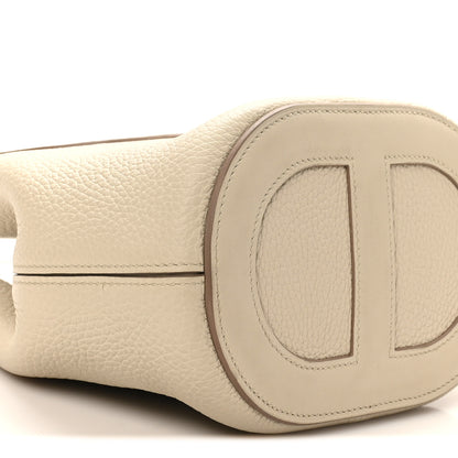 Hermes Taurillon Clemence Swift In-The-Loop 18 Bag Beton 9 of 10