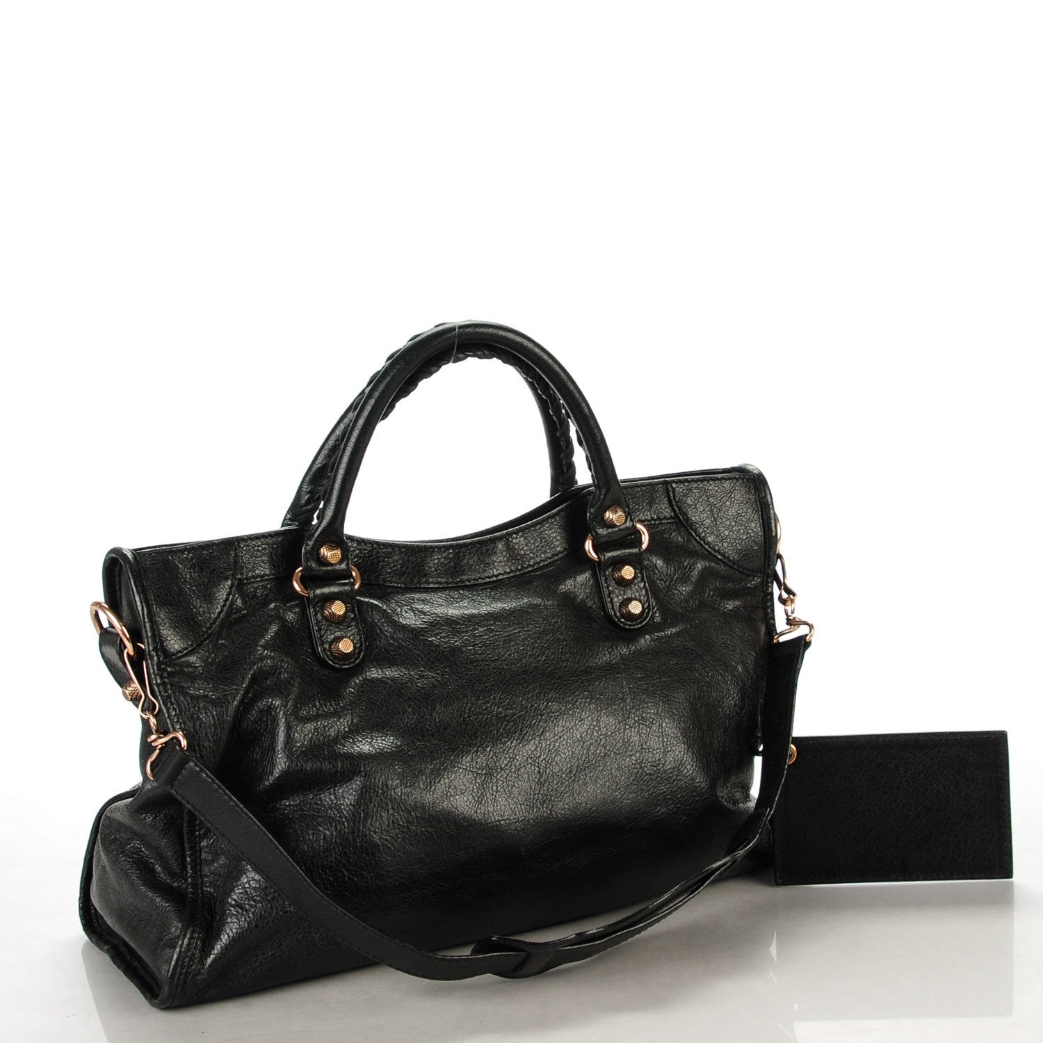 Balenciaga Agneau Giant 12 Rose Gold Hardware City Black 3 of 7