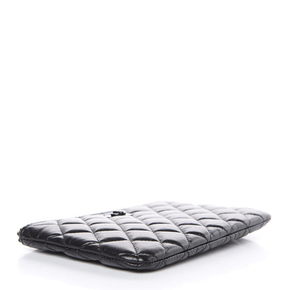 Chanel Aged Calfskin Quilted Medium Reissue Cosmetic Case So Black 4 of 8
