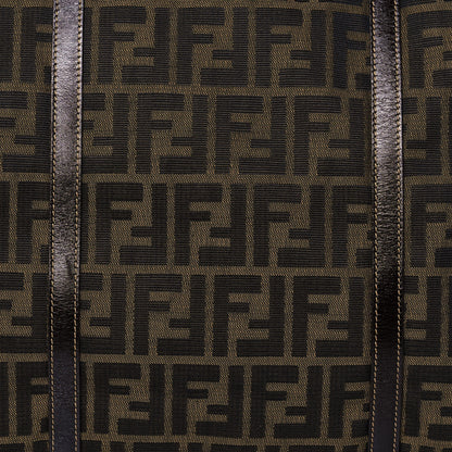 Fendi Zucca Large Zip Tote Tobacco 11 of 12