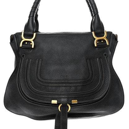 Chloe Calfskin Medium Marcie Satchel Black 8 of 11