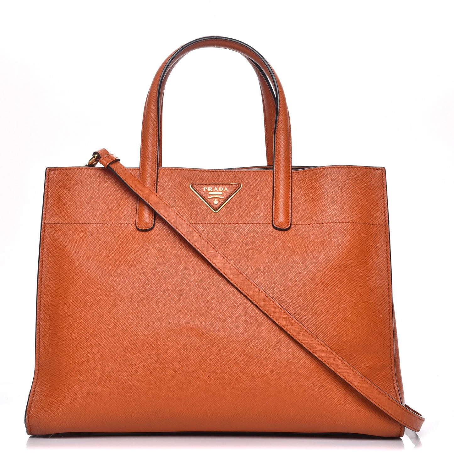 Saffiano Soft Tote Papaya