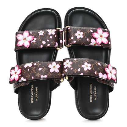 Louis Vuitton LV X TM Monogram LV Sunset Flat Comfort Mule 35 Sakura Brown 2 of 9