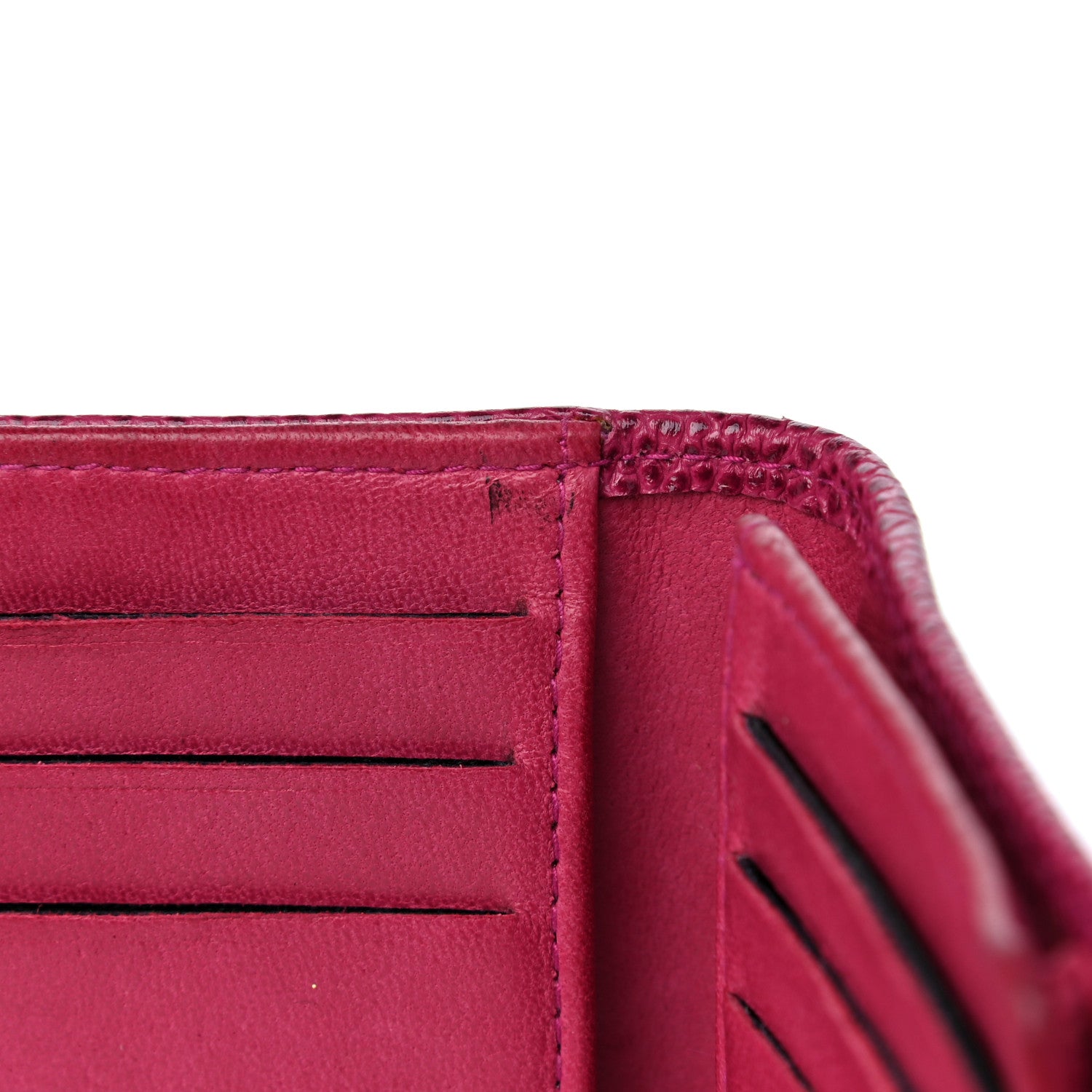 Chanel Caviar Timeless CC Card Holder Wallet Dark Pink 10 of 18