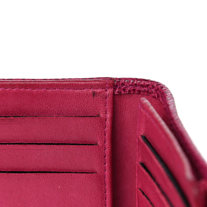 Chanel Caviar Timeless CC Card Holder Wallet Dark Pink 10 of 18